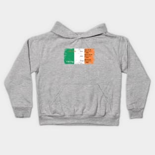 Ireland. Irish flag. Kids Hoodie